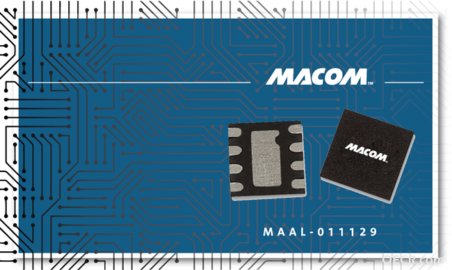 MACOM MAAL-011129是一款易于使用的三级低噪声放大器，具有高增益和宽带50欧匹配功能。