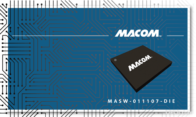 MACOM MASW-011107-DIE是一款用途广泛的宽带无反射SPDT开关，工作频率为DC至26.5 GHz。
