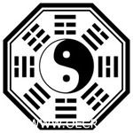 八卦图:代表了宇宙苍生.涵义太丰富,有兴趣者,可以参考周易.