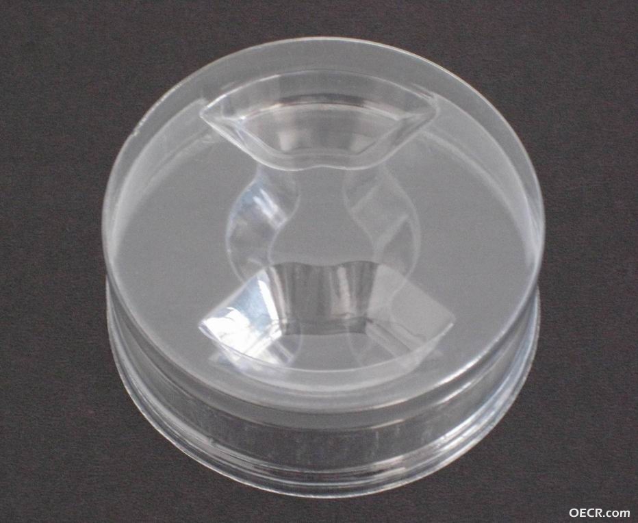 吸塑盒CPK-SU-D254-1,透明包装盒，可用于包装直径为25.4mm的产品，单片包装。