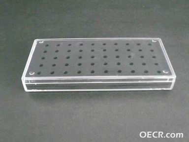 海棉盒CPK-SP-13816 ， 透明盒子，内附三层海棉，中间层开孔直径为8mm，可用于包装胶盒晶体 等产品。次型号 ...